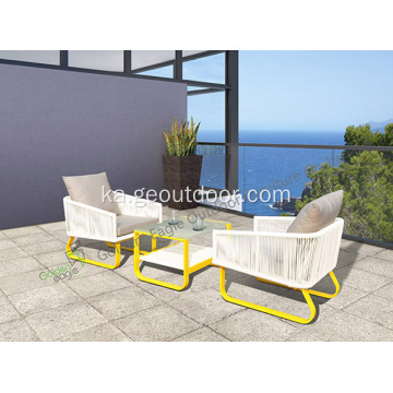 ბაღის დასვენების ავეჯი Wicker Bistro Set